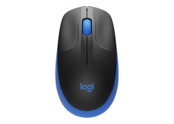 Logitech M190 Optical USB Zwart-Blauw Retail Wireless