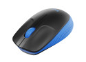 Logitech M190 Optical USB Zwart-Blauw Retail Wireless