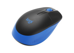 Logitech M190 Optical USB Zwart-Blauw Retail Wireless