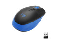 Logitech M190 Optical USB Zwart-Blauw Retail Wireless