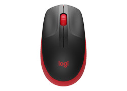 Logitech M190 Optical USB Zwart-Rood Retail Wireless