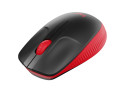 Logitech M190 Optical USB Zwart-Rood Retail Wireless