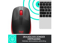 Logitech M190 Optical USB Zwart-Rood Retail Wireless