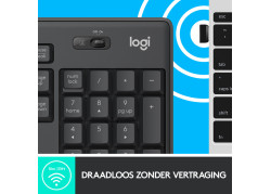 DT Logitech MK295 Silent Graphite draadloos Retail