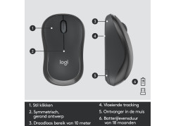 DT Logitech MK295 Silent Graphite draadloos Retail