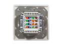 Opbouwdoos 2xRJ45 Cat6 LogiLink Signal wit