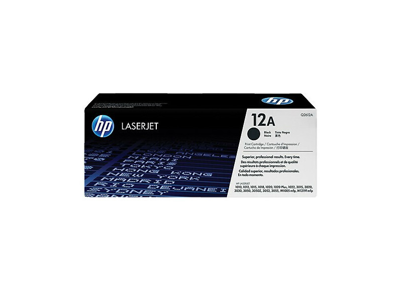 HP No. 12A Zwart 2.000 pagina`s (Origineel)