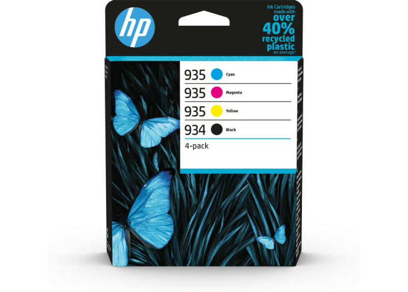 HP No.934 4-Pack C,M,Y,K 23,5ml (Origineel)