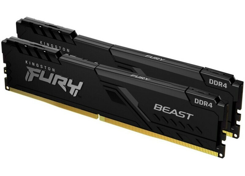 16GB DDR4/3600 CL17 (2x 8GB) Kingston FURY Beast Black