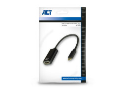 ACT AC7305 video kabel adapter 0,15 m USB Type-C HDMI Type A (Standaard) Zwart