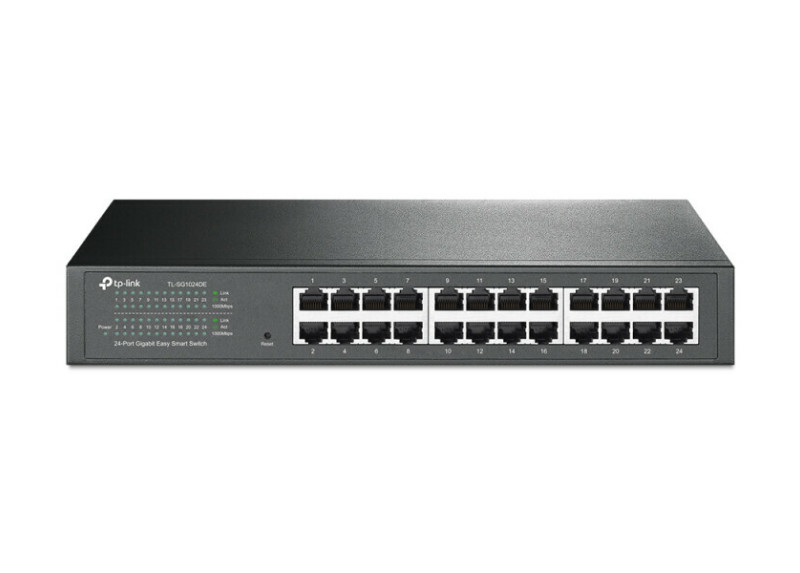 TP-LINK TL-SG1024DE Managed L2 Gigabit Ethernet (10/100/1000) Zwart