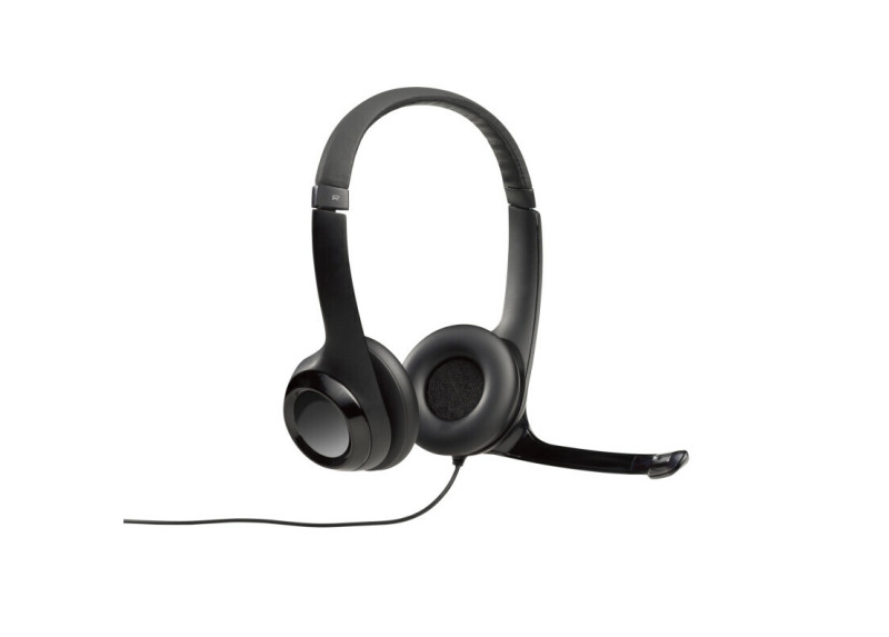 Logitech H390 USB Computer Headset Met rijke digitale audio en knoppen op de draad