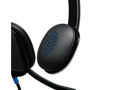 Logitech H540 USB Computer Headset Met high-definition geluid en knoppen op het oorstuk