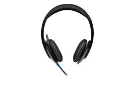 Logitech H540 USB Computer Headset Met high-definition geluid en knoppen op het oorstuk