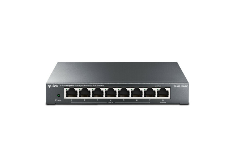 TP-Link 8Port 1Gb Managed Reverse PoE