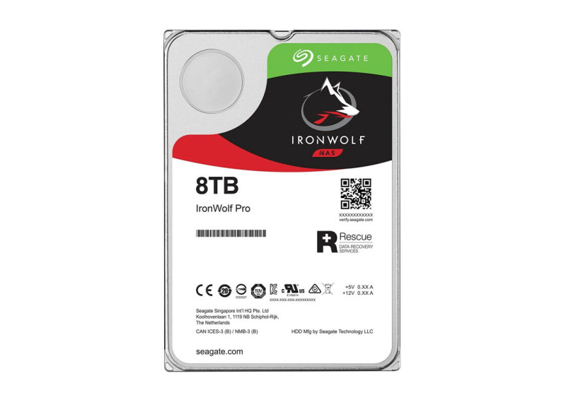 8,0TB Seagate IronWolf NAS SATA3/256MB/7200rpm