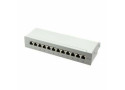 TOE Patch Panel Desktop 12-port CAT6a STP LogiLink