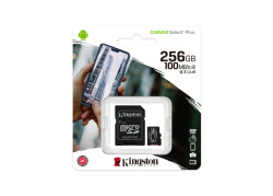 SDXC Card Micro 256GB Kingston UHS-I Canvas Select Plus