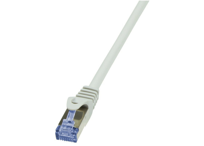 RJ45 0.50m Grijs Cat6A S/FTP LogiLink