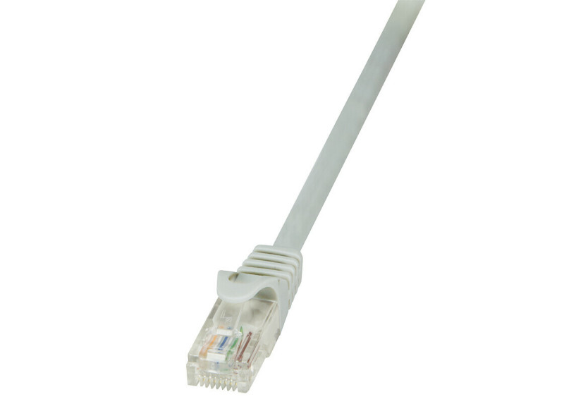 RJ45 15.00m Grijs Cat5e U/UTP LogiLink