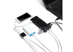 TP-Link 7 Port Hub, USB 3.0 actief zwart 2x power charge