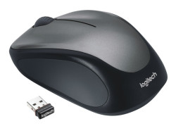 Logitech M235 Optical USB Zilver-Zwart Retail Wireless