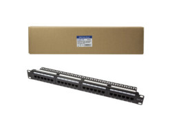 TOE 1U Patch Panel 24-port CAT6 UTP Zwart LogiLink