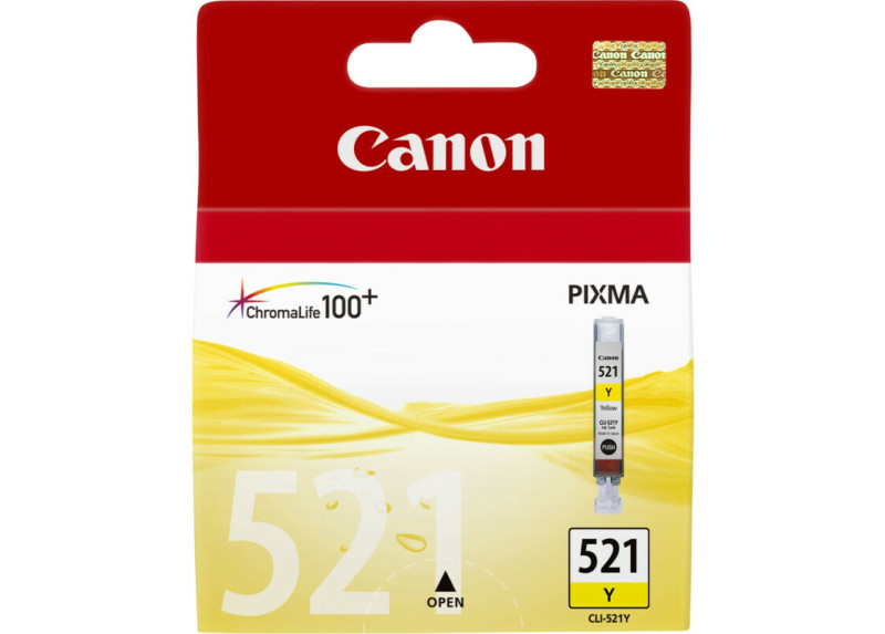 Canon (C) CLI-521Y Geel 9,0ml (Origineel)