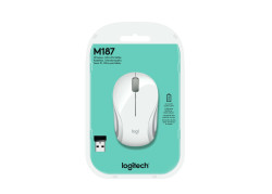 Logitech M187 Optical USB Wit Retail Wireless