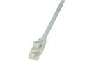 RJ45 0.25m Grijs Cat5e U/UTP LogiLink