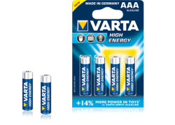 Varta High Energy batterij AAA blister 4-stuks