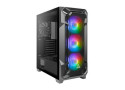 Antec DF600 Flux Midi Tower Zwart / RGB