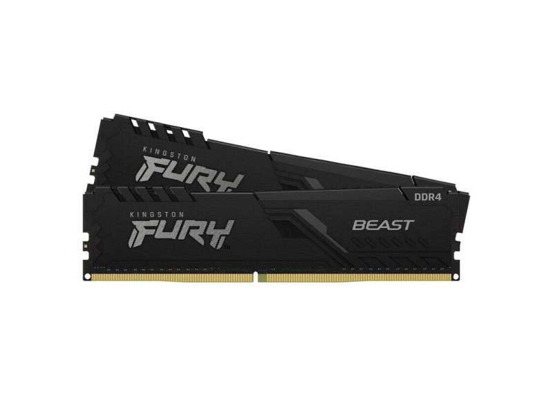 16GB DDR4/2666 CL16 (2x 8GB) Kingston FURY Beast Black