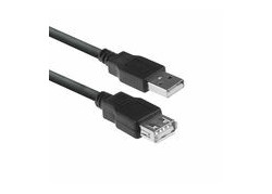 ACT AC3040 USB-kabel 1,8 m USB 2.0 USB A Zwart