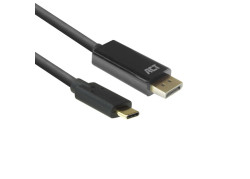 ACT AC7325 video kabel adapter 2 m USB Type-C DisplayPort Zwart