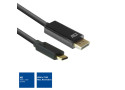 ACT AC7325 video kabel adapter 2 m USB Type-C DisplayPort Zwart