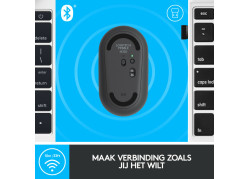 Logitech Pebble M350 Optical USB Zwart Retail Wireless