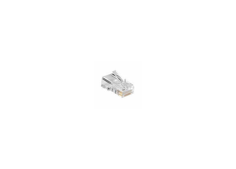 ACT AC4110 kabel-connector RJ45 Zilver, Transparant