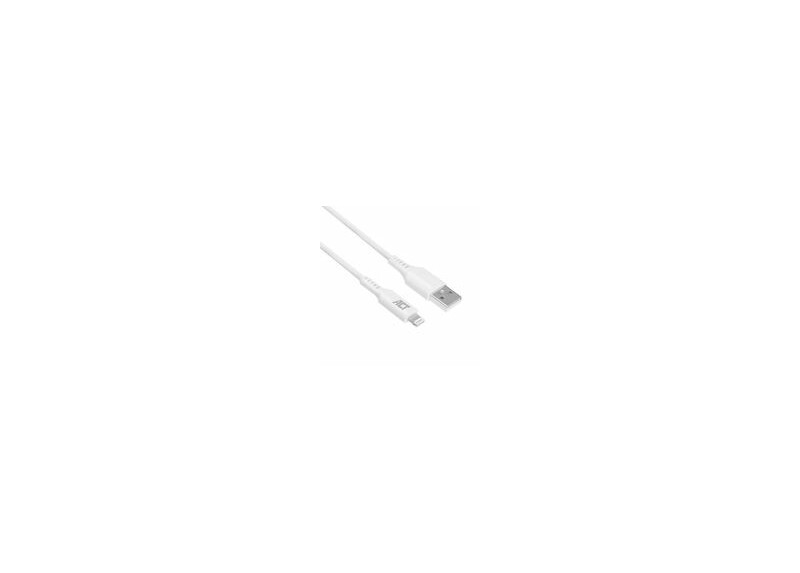 ACT AC3012 Lightning-kabel 2 m Wit