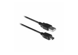 ACT AC3050 USB-kabel 1,8 m USB 2.0 USB A Mini-USB B Zwart