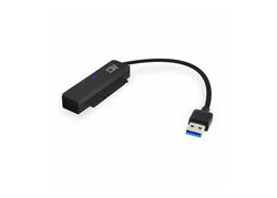 ACT AC1510 tussenstuk voor kabels SATA USB Type-A Zwart