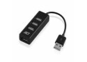 ACT AC6205 interface hub USB 2.0 480 Mbit/s Zwart