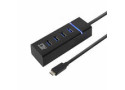 ACT AC6415 interface hub USB 3.2 Gen 1 (3.1 Gen 1) Type-C 5000 Mbit/s Zwart