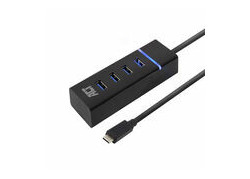 ACT AC6415 interface hub USB 3.2 Gen 1 (3.1 Gen 1) Type-C 5000 Mbit/s Zwart