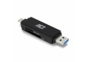 ACT AC6375 geheugenkaartlezer USB 3.2 Gen 1 (3.1 Gen 1) Zwart