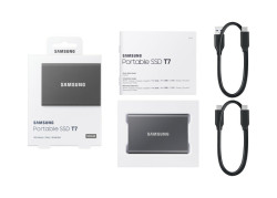 500GB Samsung T7 NVMe/Zwart/USB-C/1050/1000