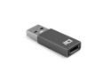 ACT AC7375 tussenstuk voor kabels USB Type-C USB Type-A Grijs