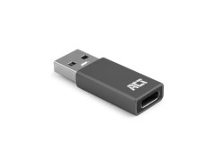 ACT AC7375 tussenstuk voor kabels USB Type-C USB Type-A Grijs