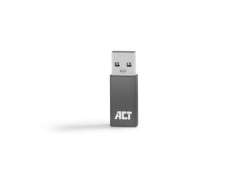 ACT AC7375 tussenstuk voor kabels USB Type-C USB Type-A Grijs