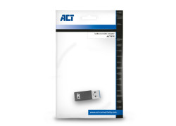 ACT AC7375 tussenstuk voor kabels USB Type-C USB Type-A Grijs